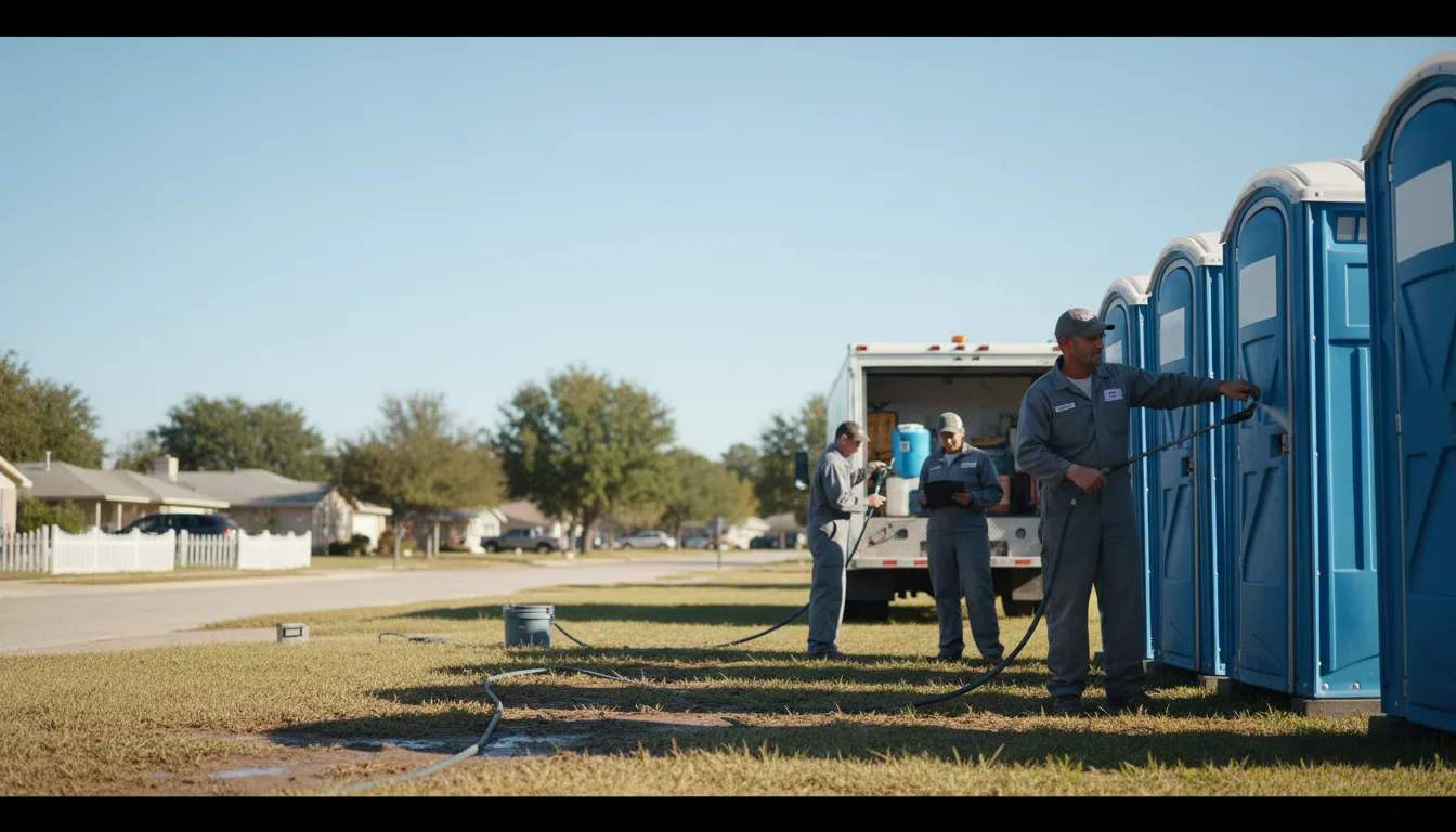 Long-Term Portable Toilet Rental in Saltillo, TX near me